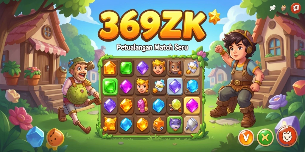 Tampilan gameplay seru dan penuh warna di 369ZK.