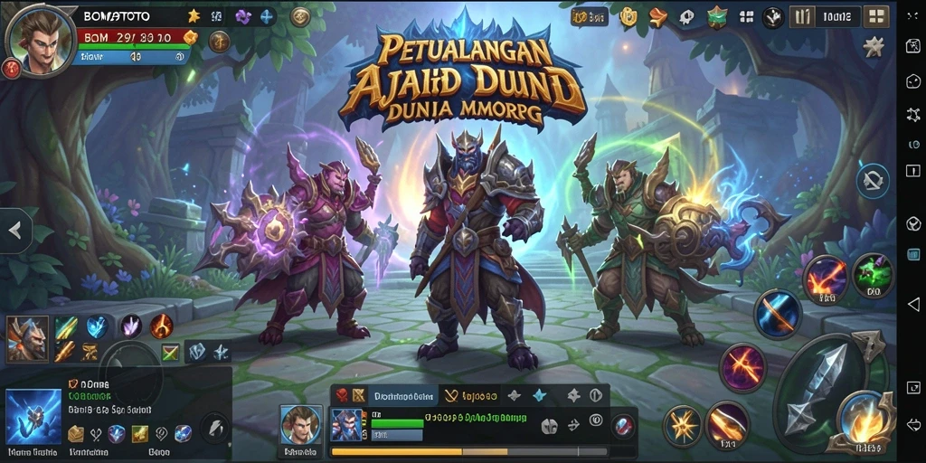 Screenshot bermain <strong>BOM29TOTO</strong> menampilkan pertarungan seru dan grafik yang memukau.