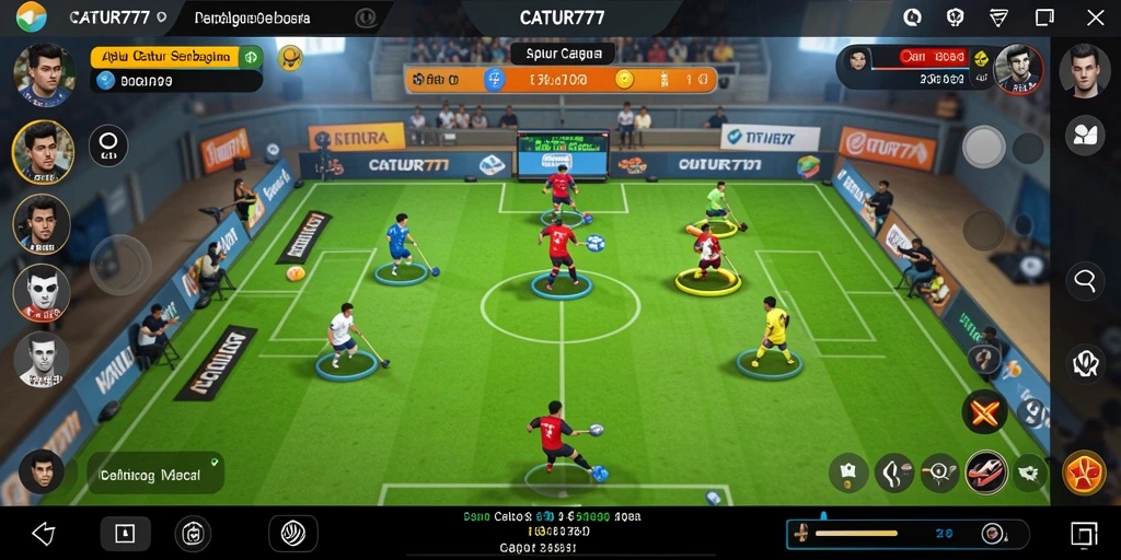 Tangkapan layar gameplay CATUR777 dengan antarmuka yang menarik.