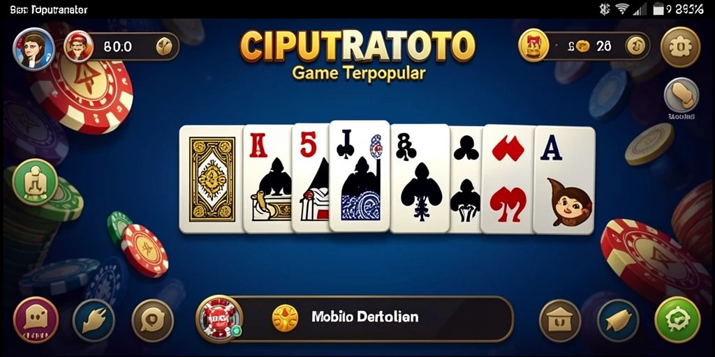 Tampilan gameplay Domino yang seru di CIPUTRATOTO.