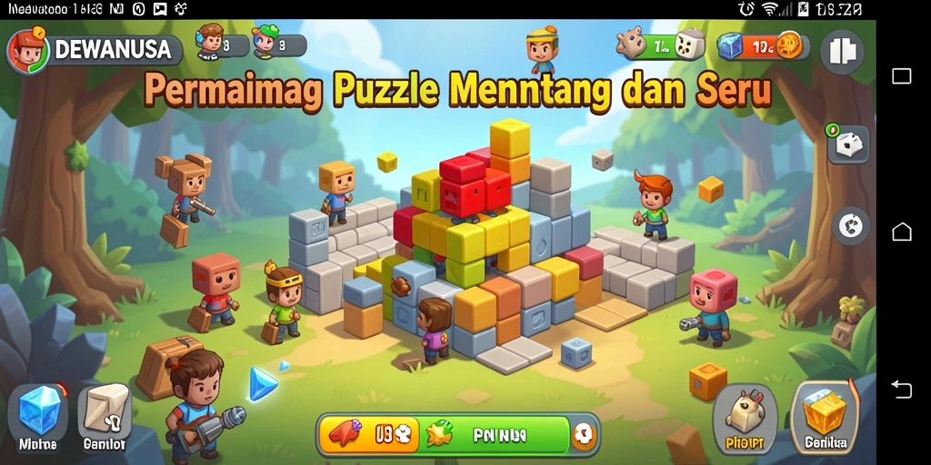 Screenshot DEWANUSA menampilkan gameplay menantang yang mengasyikkan.