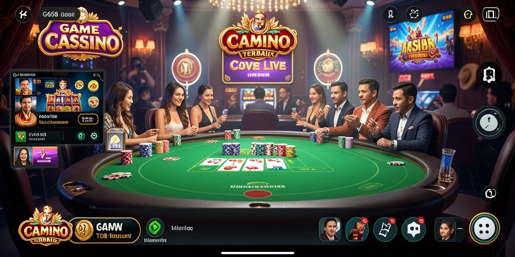 Tampilan menakjubkan dari pengalaman Live Casino di G668.