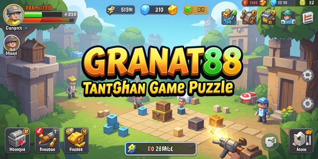 Screenshot utama GRANAT88 menampilkan gameplay Puzzle yang menarik.