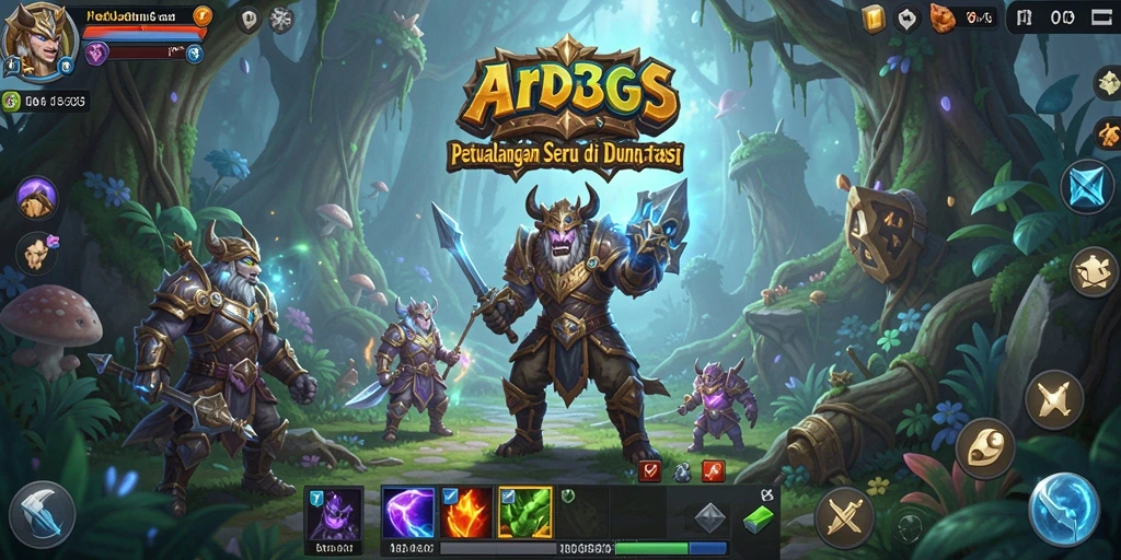 Tampilan menakjubkan dari gameplay ARPG MADU303.