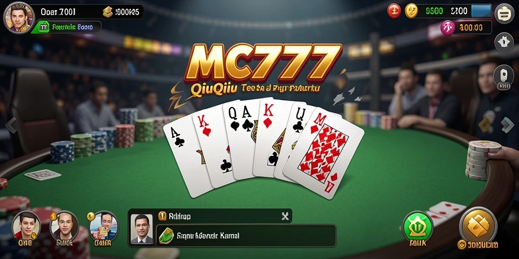 Tampilan gameplay QiuQiu yang menarik di MC777.