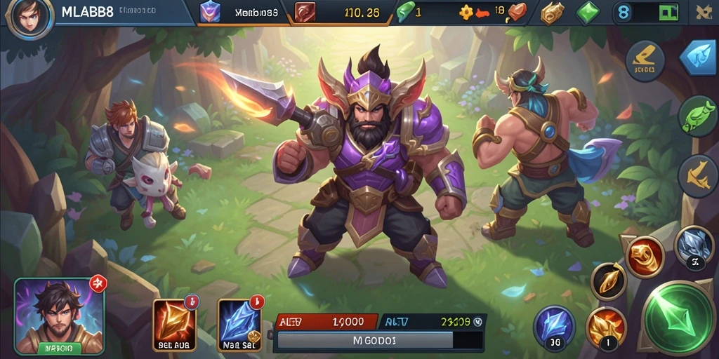 Tampilan gameplay Match-3 yang menarik dan penuh warna.