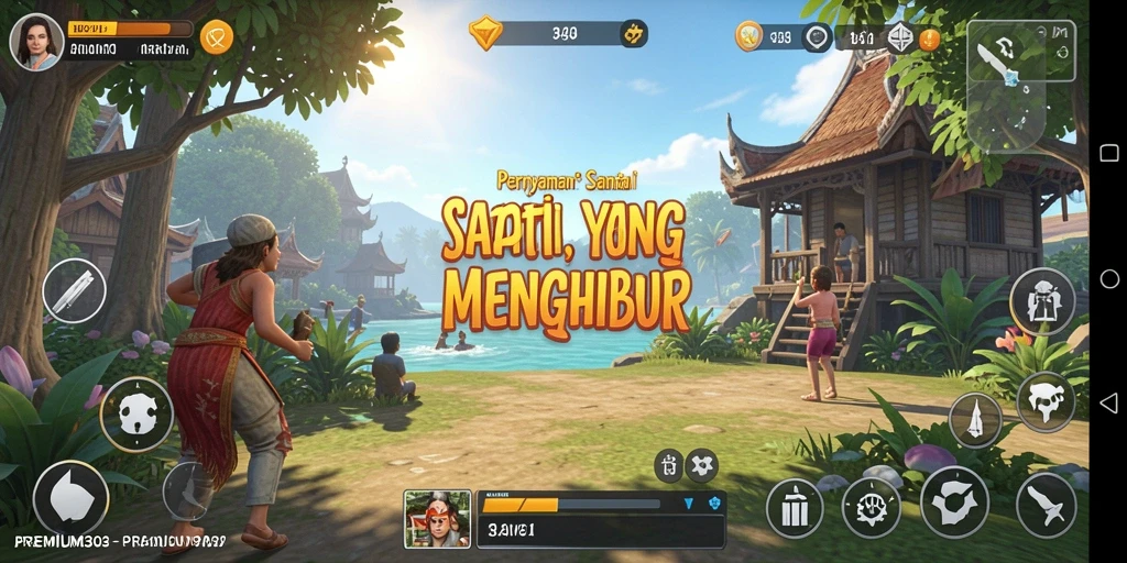 Tampilan gameplay PREMIUM303 yang menyenangkan dan interaktif.