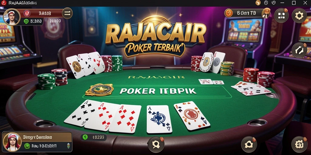 Gameplay seru dalam RAJACAIR menampilkan serunya permainan Poker.