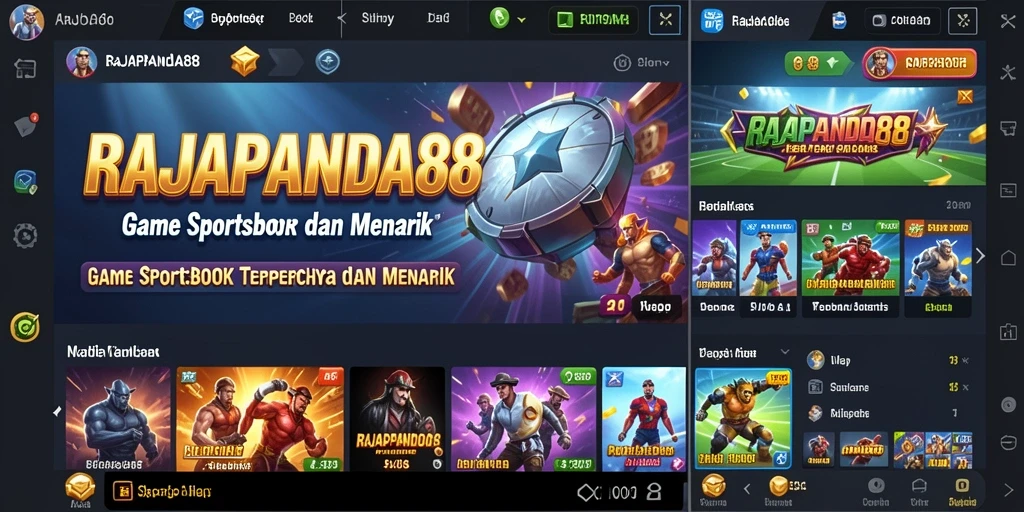 Tampilan gameplay seru dari aplikasi Sportsbook RAJAPANDA88.
