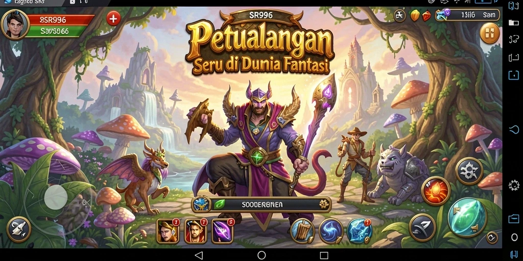Tampilan gameplay SR996 dengan karakter dan lingkungan yang menakjubkan.