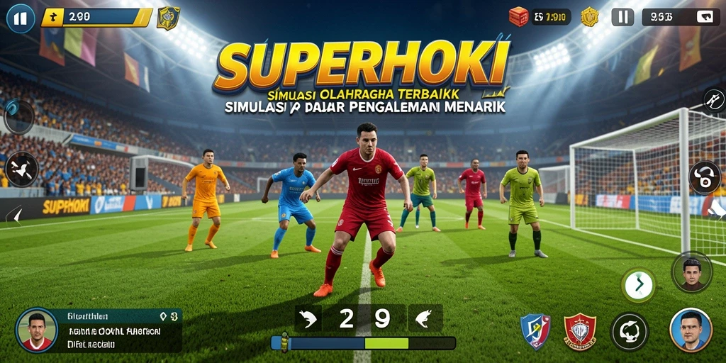 Gameplay SUPERHOKI dengan grafis memukau dan fitur interaktif menarik.